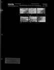 Man standing outside next to building (6 Negatives), November 14-15, 1966 [Sleeve 55, Folder d, Box 41]